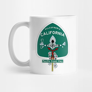 California Galeophobia Pacific Coast Highway Shark Bicycle Mug